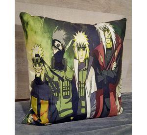 Cojín Felpa 45x45 cm Minato Kakashi Jiraiya Extra Suave Narut