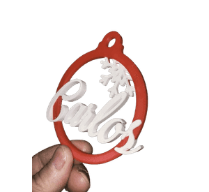 Adorno Navideño - Bolas personalizadas pack de 5