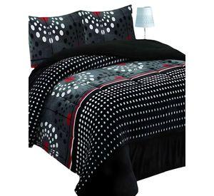 COBERTOR CON CHIPORRO KING 250X270CM NEGRO B2