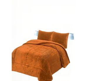 COBERTOR SHERPA 2 PLAZAS 230X250CM MOSTAZA B21