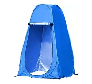 Carpa 1 persona baño camping vestidor portátil azul