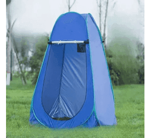 Carpa 1 persona baño camping vestidor portátil azul