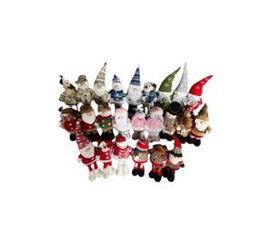Pack x3 muñecos navideños pata larga pascuero, mono nieve multicolor