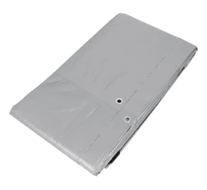 Lona carpa plegable gris reforzada 3x6