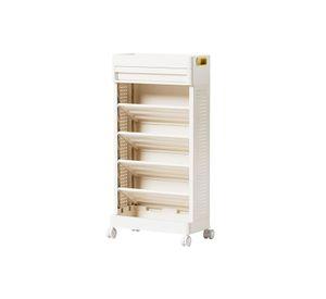 Librero estante infantil 5 niveles Blanco 78.5*14.5*40cm Chic Home