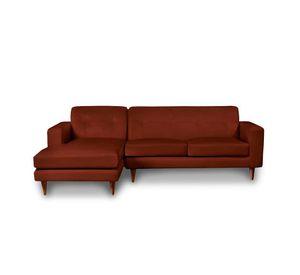 SOFA CHAISELONG IZQ SALERNO PU CHOCOLATE