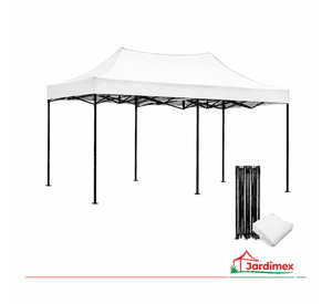 Toldo Plegable 3x6 Impermeable Araña Blanco