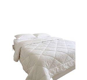 COBERTOR DE INVIERNO DELGADO 2 PLAZAS 230X250CM BLANCO