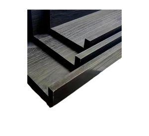 Repisa Flotante Modelo Corchete 150cm Marrón Oscuro