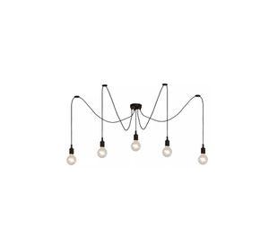 LAMPARA COLGANTE FIX NEGRO 5xE27