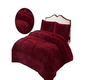 COBERTOR DE INVIERNO PELUDO KING 250X270CM BURDEO