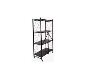 Estante de 4 Niveles, Repisa 4 Niveles Color Negro