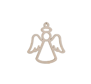 Adorno navidad - Ángel minimalista para árbol