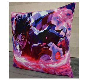 Cojín Felpa De Tanjiro Kamado 45x45 cm Extra Suave