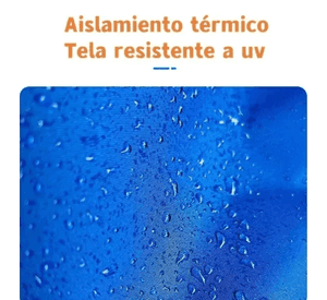 Lona carpa techo repuesto 3x3 azul