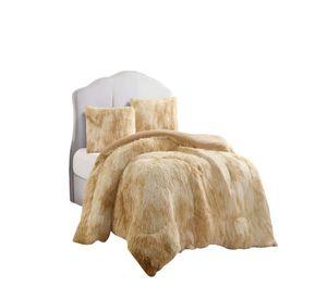 COBERTORES DE PELUDOS CON CHIPORRO KING 250X270CM BEIGE2