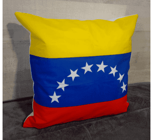 Cojín Felpa 45x45 cm De La Bandera De Venezuela Extra Suave