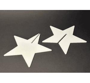 Adorno navidad - Estrella de Pie minimalista