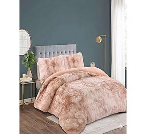 SET COBERTOR DE INVIERNO PELUDO KING 250X270CM BEIGE