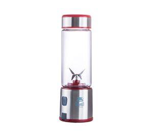 Licuadora Personal Portátil Davoli S-Pow Vaso de Vidrio Roja