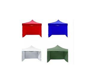 Lona de repuesto para pared lateral de toldo plegable, 3x3 m, jardín, color rojo