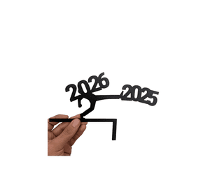 Adorno navidad - Esquinero de puerta Año 2026