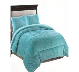 COBERTOR SHERPA KING 250X270CM CELESTE B19