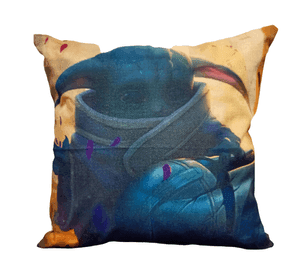 Cojín Felpa 45x45 cm De Mandaloriano y Grogu Extra Suave