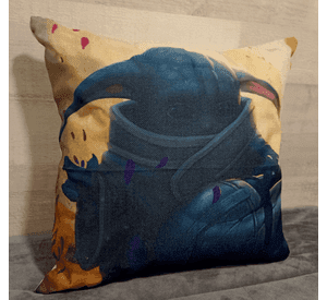 Cojín Felpa 45x45 cm De Mandaloriano y Grogu Extra Suave
