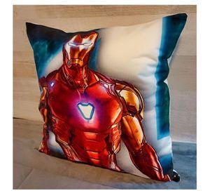 Cojín Felpa 45x45 cm De Ironman Extra Suave Avengers Vengadores Extra Suave