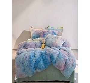 SET COBERTOR DE INVIERNO PELUDO 2 PLAZAS 230X250CM MULTICOLOR 2
