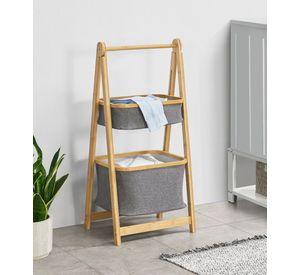 Estante Organizador Ropa Doble Nivel Moderno Funcional Jhn