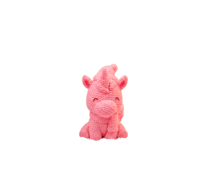 Adorno - Unicornio de Navidad estilo tejido