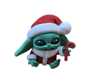 Figura Navideña - Bady Yoda Christmas