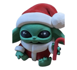Figura Navideña - Bady Yoda Christmas