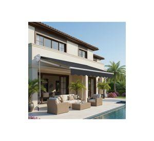 Toldo 3X2.5mt con Brazo Retractil Negro