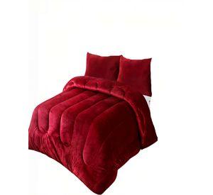 PLUMON CHIPORRO DE INVIERNO PREMIUM 2 PLAZA  COLOR BURDEO