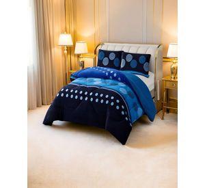 COBERTOR CON CHIPORRO PLUSH KING 250X270CM AZUL C8