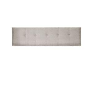 Respaldo Best Tela Gris 2 Plazas