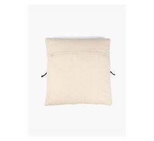 Cojín Línea Bordada Beige