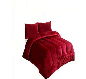 PLUMON DE INVIERNO CHIPORRO MEDIDA 2 PLAZA  COLOR BURDEO