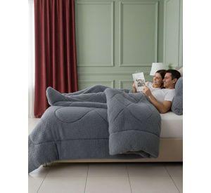 Cubrecama Otoño Invierno Chiporro Peludo Premium King 250 cm x 270 cm A85