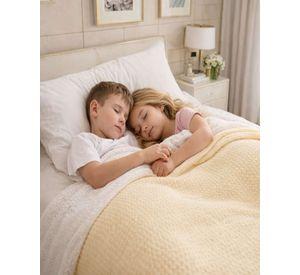 FRAZADA CON CHIPORRO ELEGANTE KING 230X250cm Beige