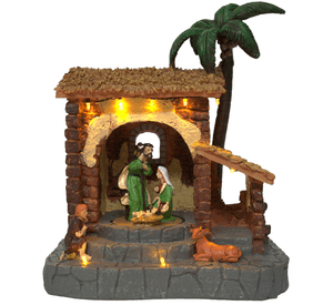 Adorno De Pesebre Con Luz Musica Y Movimiento Deco Navidad