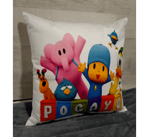 Cojín Felpa 45x45 cm De Pocoyo Eli Pato Extra Suave