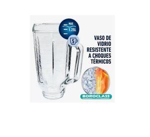 Vaso De Vidrio Oster Cuadrado 1.25 Litros Boroclass Original