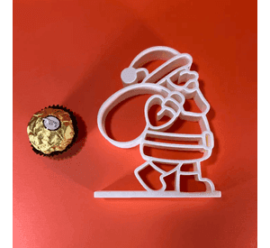 Adorno navidad - Saco de regalos de Papa Noel chocolate