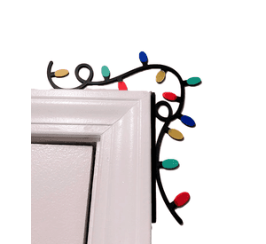 Adorno navidad - Esquinero de puerta Luces