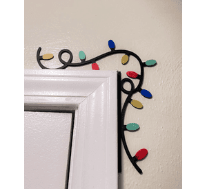 Adorno navidad - Esquinero de puerta Luces