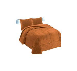 COBERTOR CON CHIPORRO 2 PLAZAS 230X250CM MOSTAZA B21